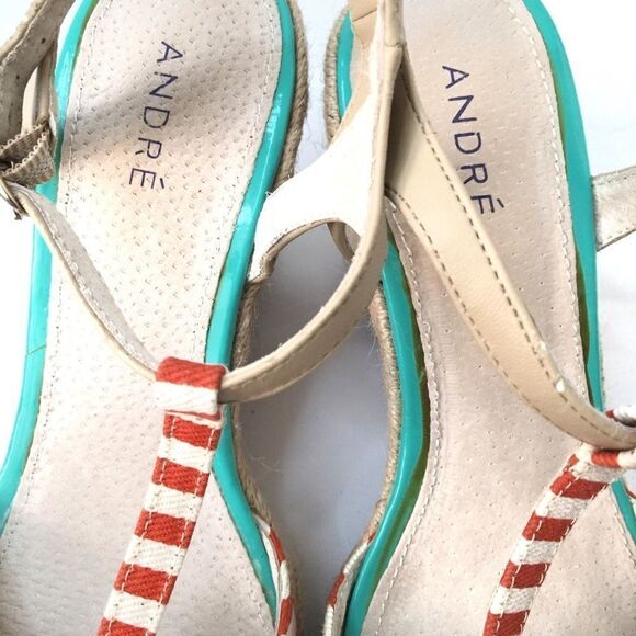 NEW Andre Striped Espadrille Sandal in EU Size 39 - Picture 13 of 15